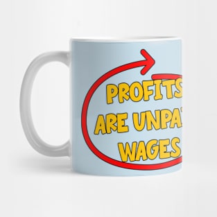 Profits Are Unpaid Wages Mug